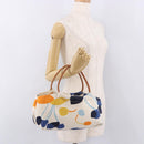 Miu Miu Hand Bag Canvas Multicolor Auth 191702A-21
