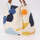 Miu Miu Hand Bag Canvas Multicolor Auth 191702A-5