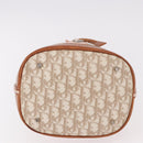 Christian Dior Romantic Chain Shoulder Bag PVC Beige Silver Auth 191704-6