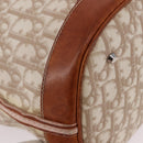 Christian Dior Romantic Chain Shoulder Bag PVC Beige Silver Auth 191704-15