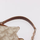 Christian Dior Romantic Chain Shoulder Bag PVC Beige Silver Auth 191704-14