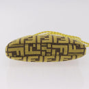FENDI Zucca Canvas FRAGMENT Accessory Pouch Brown Silver 8BS073 Auth 191705SAM-5