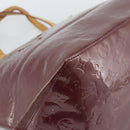 LOUIS VUITTON Monogram Vernis Bellevue GM Tote Bag Violet M93588 LV Auth 191706-15