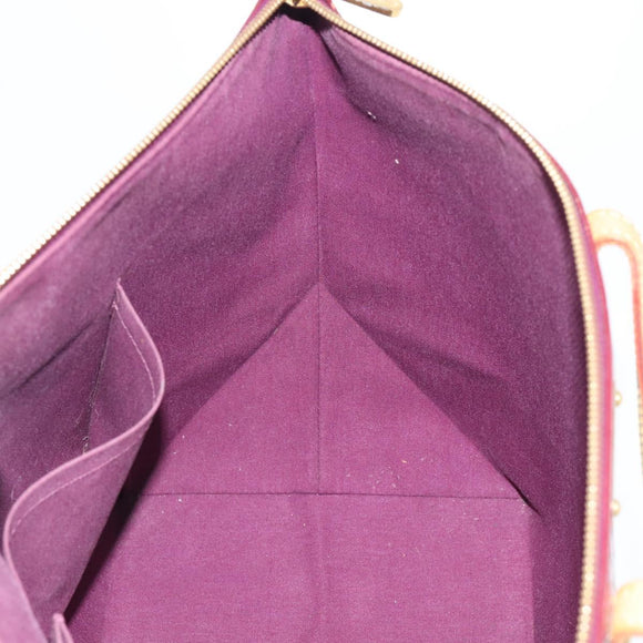 LOUIS VUITTON Monogram Vernis Bellevue GM Tote Bag Violet M93588 LV Auth 191706