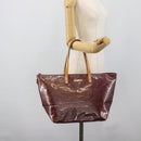 LOUIS VUITTON Monogram Vernis Bellevue GM Tote Bag Violet M93588 LV Auth 191706-22