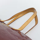 LOUIS VUITTON Monogram Vernis Bellevue GM Tote Bag Violet M93588 LV Auth 191706-14