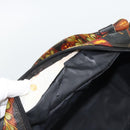 Salvatore Ferragamo Gancini Hand Bag PVC Suede 2 Set Black Brown Auth 191708-8