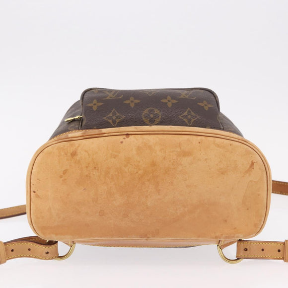 LOUIS VUITTON Monogram Montsouris MM Backpack M51136 LV Auth 191709