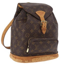 LOUIS VUITTON Monogram Montsouris MM Backpack M51136 LV Auth 191709-1