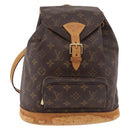 LOUIS VUITTON Monogram Montsouris MM Backpack M51136 LV Auth 191709-13