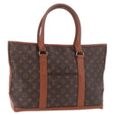 LOUIS VUITTON Monogram Sac Weekend PM Tote Bag M42425 LV Auth 191711-1