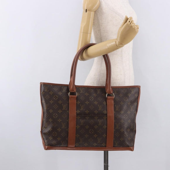 LOUIS VUITTON Monogram Sac Weekend PM Tote Bag M42425 LV Auth 191711