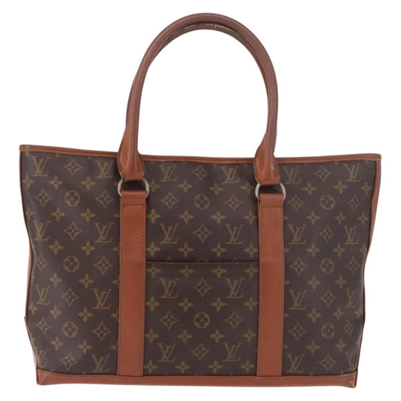 LOUIS VUITTON Monogram Sac Weekend PM Tote Bag M42425 LV Auth 191711
