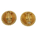 CHANEL COCO Mark Earring Metal Gold Tone CC Auth 191713V-3