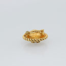CHANEL COCO Mark Earring Metal Gold Tone CC Auth 191713V-4