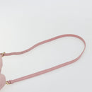 PRADA Ribbon Hand Bag Nylon 2way Pink Gold Tone Auth 191720SM-15