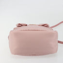 PRADA Ribbon Hand Bag Nylon 2way Pink Gold Tone Auth 191720SM-5