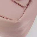 PRADA Ribbon Hand Bag Nylon 2way Pink Gold Tone Auth 191720SM-16