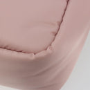 PRADA Ribbon Hand Bag Nylon 2way Pink Gold Tone Auth 191720SM-18