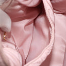 PRADA Ribbon Hand Bag Nylon 2way Pink Gold Tone Auth 191720SM-24