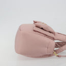 PRADA Ribbon Hand Bag Nylon 2way Pink Gold Tone Auth 191720SM-3