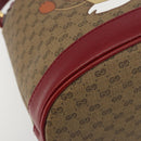 GUCCI Micro GG Doraemon Shoulder Bag PVC Beige Gold Tone 655597 Auth 191721SM-14