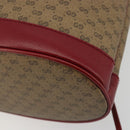 GUCCI Micro GG Doraemon Shoulder Bag PVC Beige Gold Tone 655597 Auth 191721SM-15
