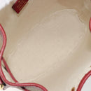 GUCCI Micro GG Doraemon Shoulder Bag PVC Beige Gold Tone 655597 Auth 191721SM-11