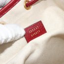 GUCCI Micro GG Doraemon Shoulder Bag PVC Beige Gold Tone 655597 Auth 191721SM-12