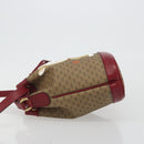 GUCCI Micro GG Doraemon Shoulder Bag PVC Beige Gold Tone 655597 Auth 191721SM-4