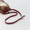 GUCCI Micro GG Doraemon Shoulder Bag PVC Beige Gold Tone 655597 Auth 191721SM-7