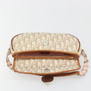 Christian Dior Trotter Romantic Chain Shoulder Bag Beige Silver Auth 191723A-15