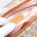 Christian Dior Trotter Romantic Chain Shoulder Bag Beige Silver Auth 191723A-22
