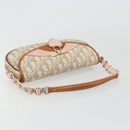 Christian Dior Trotter Romantic Chain Shoulder Bag Beige Silver Auth 191723A-7