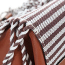 LOEWE Hammock Small Hand Bag Leather 2way Brown Silver Auth 191725SAM-15