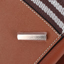 LOEWE Hammock Small Hand Bag Leather 2way Brown Silver Auth 191725SAM-19