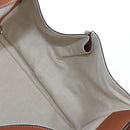 LOEWE Hammock Small Hand Bag Leather 2way Brown Silver Auth 191725SAM-22