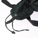 PRADA Backpack Nylon Green Silver Auth 191731A-17
