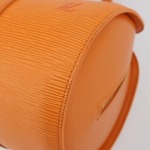 LOUIS VUITTON Epi Soufflot Hand Bag Orange Mandarin M5222H LV Auth 191732A
