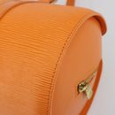 LOUIS VUITTON Epi Soufflot Hand Bag Orange Mandarin M5222H LV Auth 191732A-17
