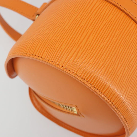 LOUIS VUITTON Epi Soufflot Hand Bag Orange Mandarin M5222H LV Auth 191732A