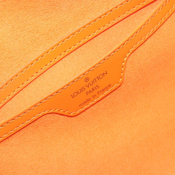 LOUIS VUITTON Epi Soufflot Hand Bag Orange Mandarin M5222H LV Auth 191732A