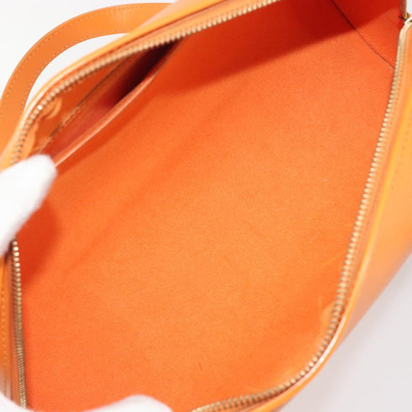 LOUIS VUITTON Epi Soufflot Hand Bag Orange Mandarin M5222H LV Auth 191732A