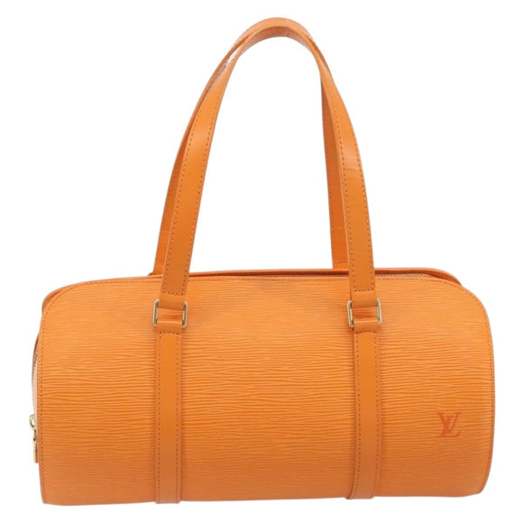 LOUIS VUITTON Epi Soufflot Hand Bag Orange Mandarin M5222H LV Auth 191732A