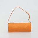 LOUIS VUITTON Epi Soufflot Hand Bag Orange Mandarin M5222H LV Auth 191732A-24