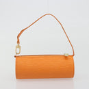 LOUIS VUITTON Epi Soufflot Hand Bag Orange Mandarin M5222H LV Auth 191732A-25
