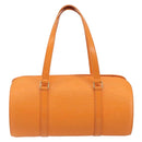 LOUIS VUITTON Epi Soufflot Hand Bag Orange Mandarin M5222H LV Auth 191732A-2