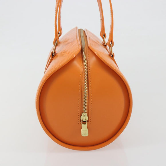LOUIS VUITTON Epi Soufflot Hand Bag Orange Mandarin M5222H LV Auth 191732A