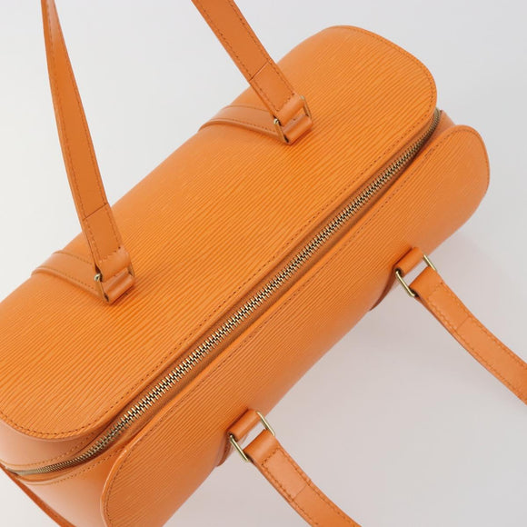 LOUIS VUITTON Epi Soufflot Hand Bag Orange Mandarin M5222H LV Auth 191732A