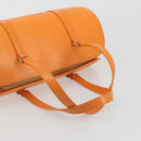 LOUIS VUITTON Epi Soufflot Hand Bag Orange Mandarin M5222H LV Auth 191732A-8